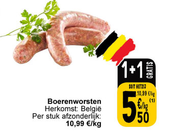 Cora Boerenworsten aanbieding