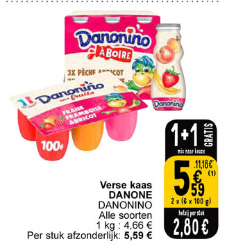 Cora Verse kaas DANONE aanbieding