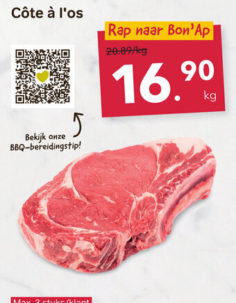 Bon Ap Côte à l'os aanbieding