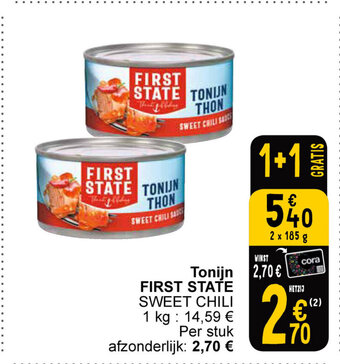 Cora First State Tonijn aanbieding