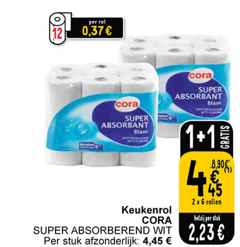 Cora Keukenrol aanbieding