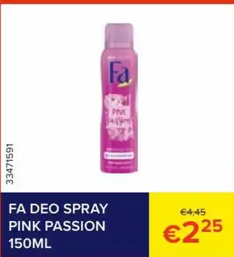 FA DEO SPRAY PINK PASSION 150ML