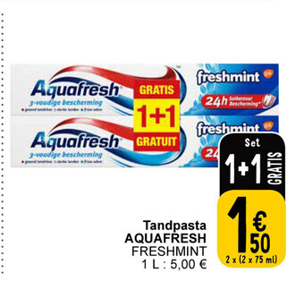 Cora Tandpasta AQUAFRESH aanbieding