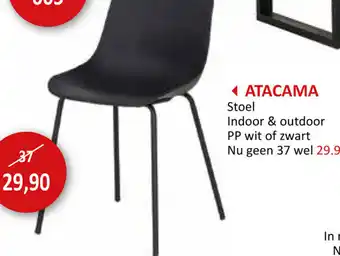 Weba ATACAMA Stoel Indoor & outdoor PP wit of zwart aanbieding