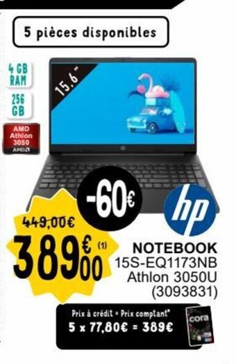 Cora NOTEBOOK aanbieding