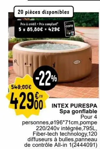 INTEX PURESPA Spa gonflable