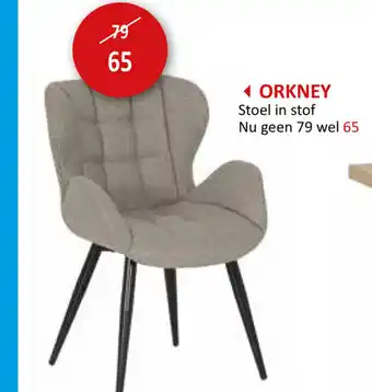 Weba ORKNEY Stoel in stof aanbieding