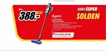 dyson V10 Absolute Steelstofzuiger