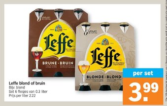 Leffe blond of bruin