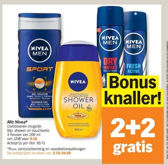 Albert Heijn Alle Nivea aanbieding