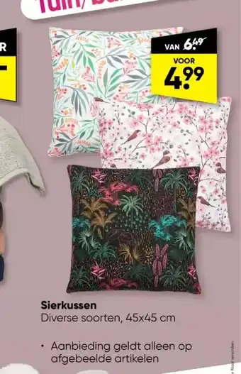 Big Bazar Sierkussen aanbieding