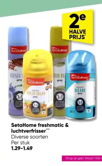 Setahome freshmatic & luchtverfrisser