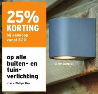 GAMMA Buiten- en tuin- verlichting aanbieding
