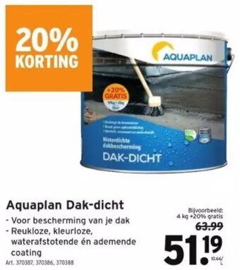GAMMA Aquaplan Dak-dicht aanbieding