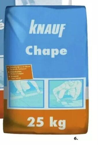 GAMMA Knauf Chape mortel 25 kg aanbieding