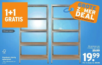GAMMA Handson stevig opbergrek - Afm. 180 x 90 x 40 cm aanbieding