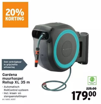 GAMMA Gardena muurhaspel Rollup XL 35 m aanbieding