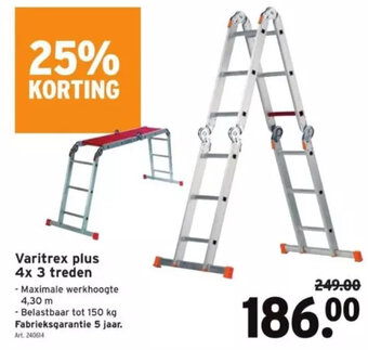 GAMMA Varitrex plus 4 x 3 treden aanbieding