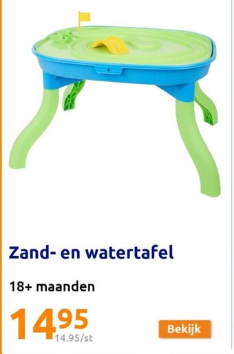 Action Zand- en watertafel 18+ maanden aanbieding