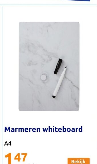 Action Marmeren whiteboard A4 aanbieding
