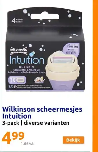 Wilkinson scheermesjes Intuition 3-pack