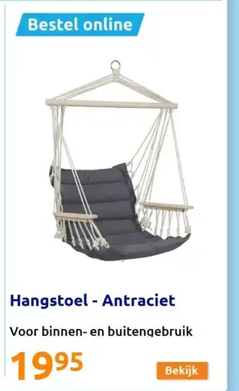 Action Hangstoel - Antraciet aanbieding
