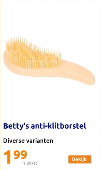 Action Betty's anti-klitborstel Diverse varianten aanbieding