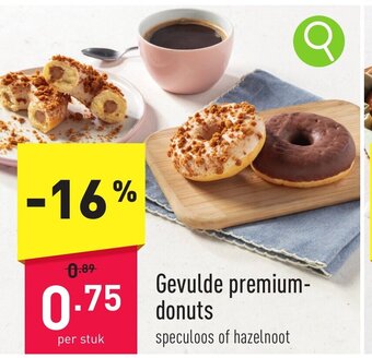 ALDI Gevulde premium donuts aanbieding