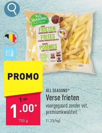 ALDI VERSE FRIETEN 750 g aanbieding