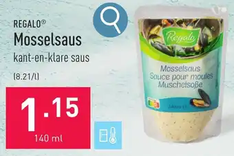 ALDI Mosselsaus 140 ml aanbieding