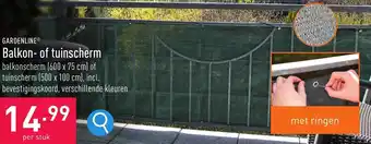 Balkon - of tuinscherm
