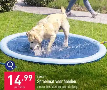 ALDI Sproeimat voor honden aanbieding