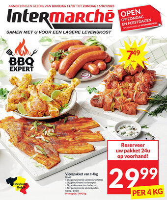 Intermarché Vleespakket van 4kg aanbieding