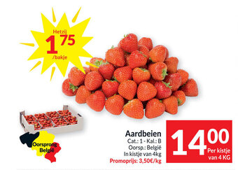 Intermarché Aardbeien aanbieding