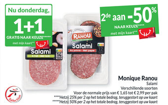Intermarché Monique Ranou aanbieding
