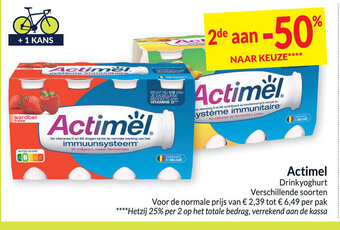 Intermarché Actimel aanbieding