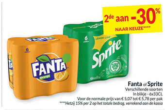 Intermarché Fanta of Sprite aanbieding