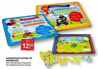 Magnetische letter- of rekendoos