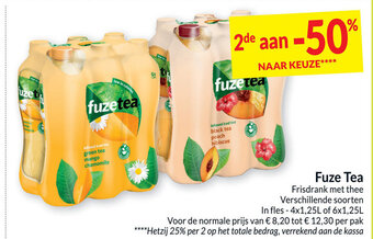 Intermarché Fuze Tea aanbieding