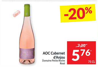 Intermarché AOC Cabernet d'Anjou aanbieding