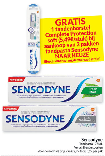 Intermarché Sensodyne aanbieding
