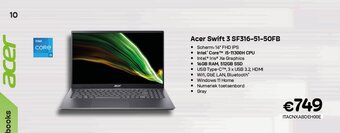 CompuDeals Acer Swift 3 SF316-51-50FB aanbieding