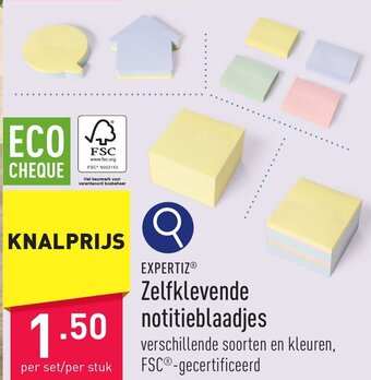 ALDI Zelfklevende notitieblaadjes aanbieding