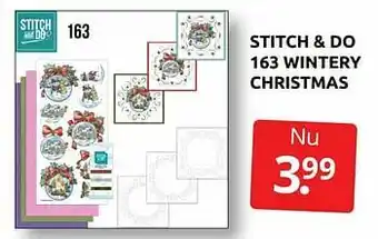 Boekenvoordeel Stitch + do 163 wintery christmas aanbieding