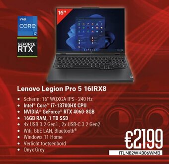 CompuDeals Lenovo Legion Pro 5 161RX8 aanbieding
