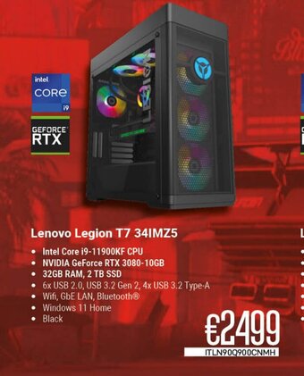 CompuDeals Lenovo Legion T7 341MZ5 aanbieding
