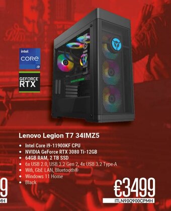 CompuDeals Lenovo Legion T7 341MZ5 aanbieding