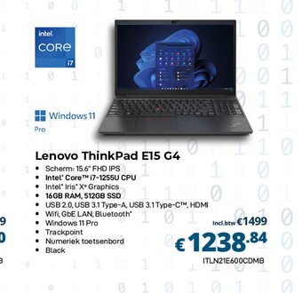 CompuDeals Lenovo ThinkPad E15 G4 aanbieding