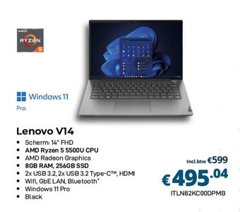 CompuDeals Lenovo V14 aanbieding