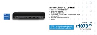 CompuDeals HP ProDesk 400 G9 Mini aanbieding